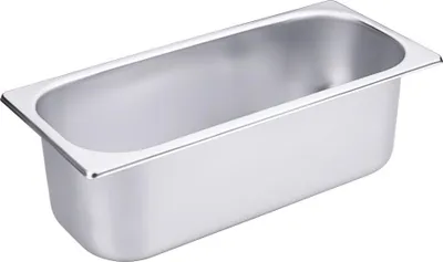 Immagine prodotto di Contenitore per ghiaccio KBS da 5 litri, 360 x 165 x 120 mm, in acciaio inox.