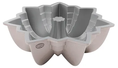 Produktbild von Dr. Oetker Gugelhupfform Ø 23 cm Back Kunst, Backform für Gugelhupf, Bundform mit Antihaftbeschichtung für eindrucksvolle Kreationen, hochwertige Kuchenform (Farbe: Creme-Metallic)