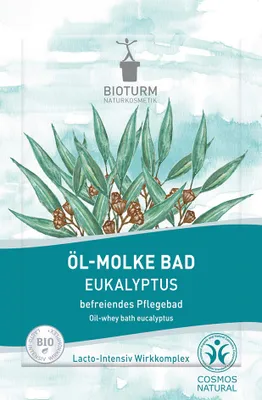 Produktbild von BIOTURM Badeschaum mit Bio-Molke EUKALYPTUS 30 ml