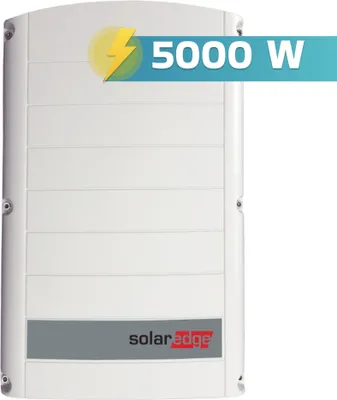 Produktbild von SUNNIVA® 5.0 kW Solaranlage, 10x 500 W Solarmodule Fullblack Bifacial, Wechselrichter SolarEdge SE5K (3-phasig)