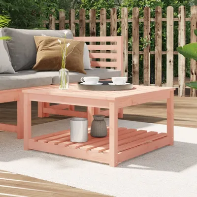 Imagen del producto de Maison Exclusive - Mesa de jardín, 82,5 x 82,5 x 45 cm, madera maciza de douglas