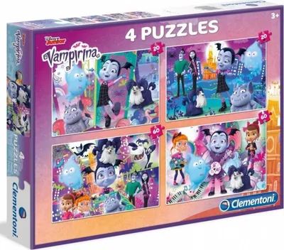 Image de CLEMENTONI Puzzle Vampirina 4in1 (20,20,60,60 pièces)