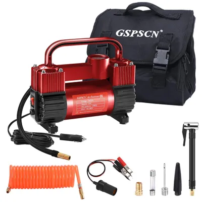 Obrázok produktu pre Prenosný kompresor – 12V, dvojvalcový – maximálny pracovný tlak 150 PSI