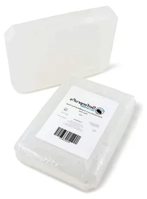 Produktbild von Aloe Vera Seife - Glycerinseife Rohseife Seifenbasis (3kg SLS+SCS-frei) 100% vegan zum Seifengießen - Transparent