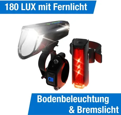 Obrázok produktu pre FISCHER 50685 Nabíjacia súprava LED osvetlenia FISCHER TWIN STOP, 100/80 lux