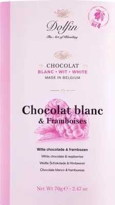 Image de Dolfin Chocolat blanc aux framboises