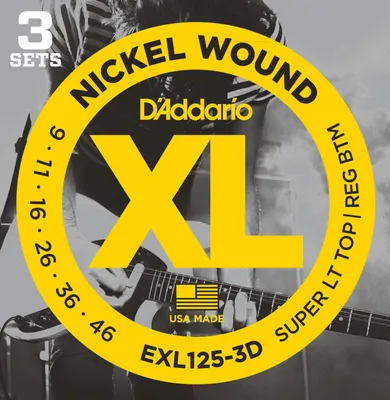 Immagine prodotto di Corde D'Addario EXL125-3D per chitarra elettrica