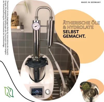 Zdjęcie produktu dla Roślina DiFUMA do wytwarzania własnych hydrosoli i olejków eterycznych dla Thermomix® Friend