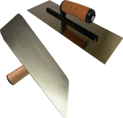Produktbild von Spachtelschale Hawk 33x33cm+Glättekelle 295mm für Spachteln Glätten CONTOO Set