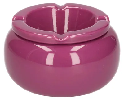 Produktbild von Cepewa Storm Aschenbecher - lila - rund - 11 cm - Keramik - Aschenbecher fur drausen