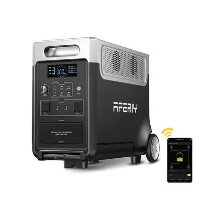 Zdjęcie produktu dla AFERIY P310 Powerstation Host – stacja zasilania o pojemności 3840 Wh, bateria LiFePO4 – moc wyjściowa AC: 3600 W, możliwość rozbudowy