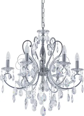 Produktbild von Barocco Chrom Pendelleuchte MD72709-6A Italux