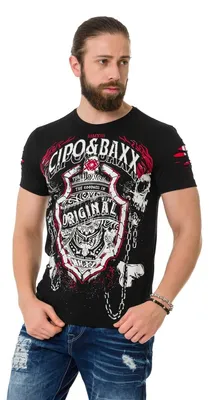 Produktbild von CT772 Herren T-Shirt Mit Kettenabzeichen