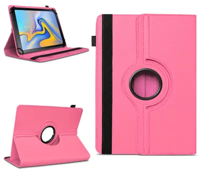 Produktbild von Tablet Hülle für Samsung Galaxy Tab A 10.5 2018 Tasche Schutzhülle 360° DrehbarFarben:Pink