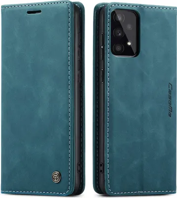 Image de Galaxy A33 5G Case, RetroPolyuréthaneLeather Case with Stand Function for Samsung Galaxy A33 5G blue
