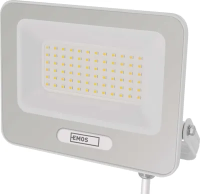 LED reflektor GLARO 50W, bílý, IP65, 5000 lm, neutrální bílá
