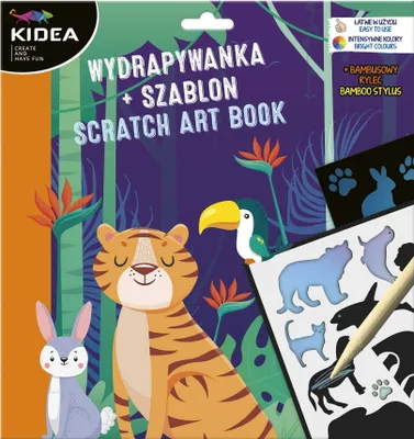 Produktbild von Kreative Kratzbücher Mit Vorlagen A Kidea 0273