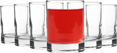 Immagine prodotto di 6x bicchieri Liberty da 65 ml - Set di mini bicchieri da cocktail tequila bomba per feste di addio al nubilato - da LAV