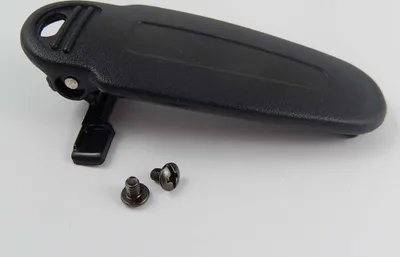 Produktbild von vhbw Gürtelclip kompatibel mit Kenwood TK-3170, TK-3140, TK-3360, TK-3160, TK-3173 Funkgerät - Mit Befestigungsschrauben, Kunststoff, Schwarzk