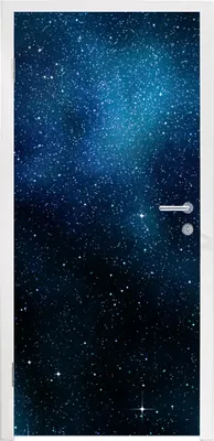 Produktbild von MuchoWow® Türtapete Selbstklebende Türfolie Galaxie - Nacht - Galaxie - Jungen - Mädchen - Kinder 80x215 cm Türposter Türaufkleber Klebefolie Türklebefolie - Selbstklebende Tapete - Türaufklebern