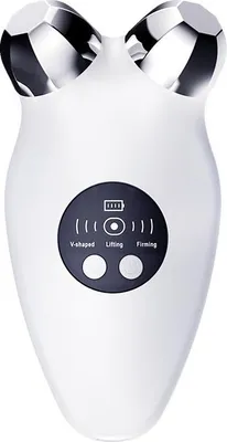 Immagine prodotto di INF Massaggiatore Viso EMS Microcorrente - Strumento di Bellezza Domestica Bianco
