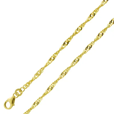 Produktbild von Singapurkette 2,3mm Armband Gelbgold 333 8 Karat massiv 19