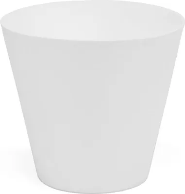 Obrázek produktu pro Kulatý kónický květináč Ø 32 cm - bílý