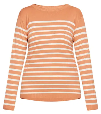 Produktbild von CALEY Damen Strick Pullover - Koralle, M