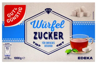 Produktbild von Würfelzucker, 7er Pack (7 x 1 kg Schachtel)