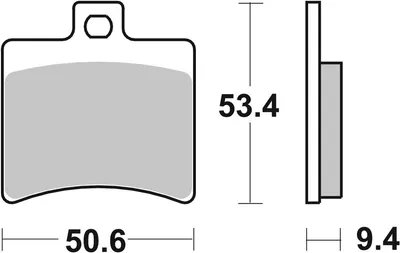 Produktbild von sbs Bremsbeläge Bremsklötze 152MS