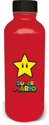 Produktbild von Stor Trend Aluminiumflasche Super Mario 740ml Rot Kinder Rot One Size