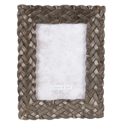 Immagine prodotto di Cornice per quadri Clayre & Eef 10x15 cm in poliresina marrone