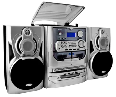 Obrázok produktu pre Kompaktný systém Karcher KA 5300 (trojitý CD menič, prehrávač, kazetový magnetofón, rádio, diaľkové ovládanie) strieborná