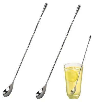 Cocktailstäbchen-Set, 2 Stück, 30 cm, Edelstahl, spülmaschinenfest