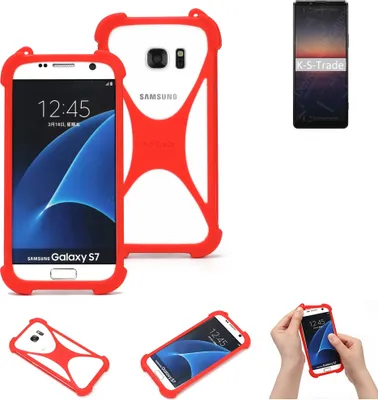 Produktbild von K-S-Trade Handy-Hülle kompatibel mit Sony Xperia 1 II Schutz-Hülle Bumper Silikon Schutz Hülle Cover Case Silikoncase Silikonbumper TPU Softcase
