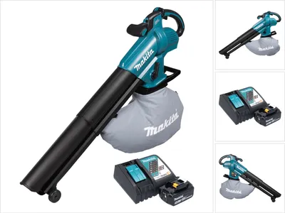 Produktbild von Makita DUB 187 RT Akku Laubbläser und Laubsauger 18 V Brushless + 1x Akku 5,0 Ah + Ladegerät