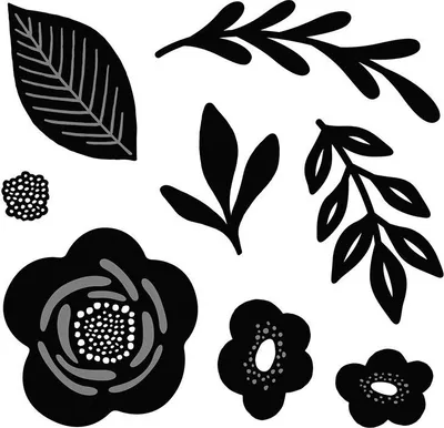 Produktbild von Stanzschablonen - Blumen und Pflanzen