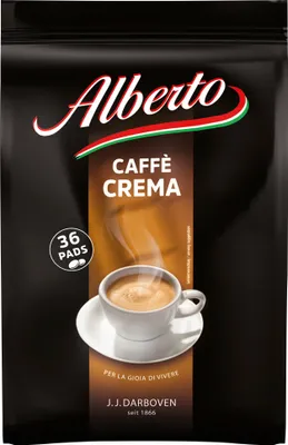 Zdjęcie produktu dla Alberto Kaffee-Pads Crema, 36er, 36 szt.