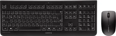 Obrázok produktu pre CHERRY DW 3000, Plná veľkosť (100 %), Bezdrôtový, RF Wireless, Čierna, Obsahuje myš