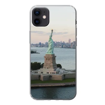 Produktbild von MuchoWow® Handyhülle Schutzhülle Hülle für iPhone 12 mini New York - Freiheitsstatue - Amerika Silikon Softcase Handy Hülle - Bild