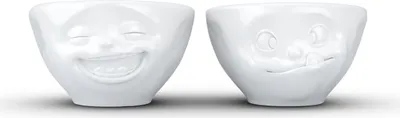 Immagine prodotto di FIFTYEIGHT PRODUCTS T012501 FIFTYEIGHT Schälchen Set 100ml - Lachend & Lecker weiß