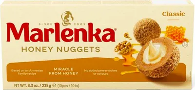 Immagine prodotto di MARLENKA® Palline al miele - Palline pasticcere al miele - 10 pezzi, 1 x 235 g