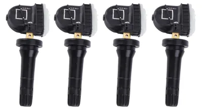 Obrázok produktu pre Snímače tlaku v pneumatikách, 4 kusy, gumové senzory na kontrolu tlaku v pneumatikách (TPMS)