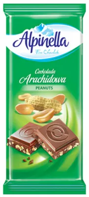 Image de Chocolat Alpinella aux cacahuètes 90 g