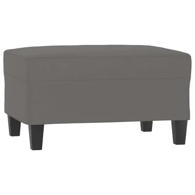 Produktbild von vidaXL Fußhocker Dunkelgrau 70x55x41 cm Mikrofasergewebe