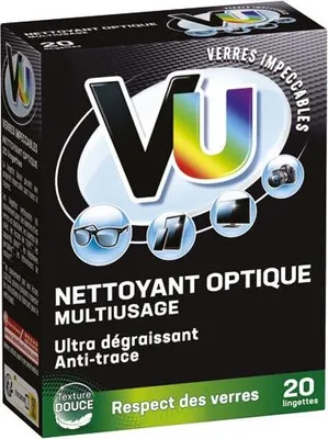 Produktbild von nettoyant optique multiusage x 20 - vu