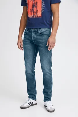 Produktbild von Blend BHJet Herren Jeanshose Hose mit Eingrifftaschen Gürtelschlaufen Stretch Baumwollmischung Slim fit