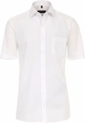 Produktbild von CASAMODA Herren Businesshemd Kurzarm Kent Modern-Fit Weiß 46