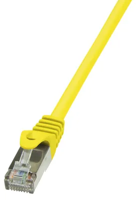 Immagine prodotto di LogiLink Professional CP1057S Cavo patch LogiLink, Cat. 5e, F/UTP, 2,0 m, giallo