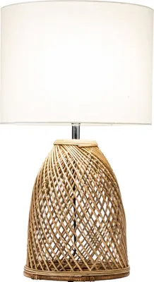 Obrázek produktu pro Jemná stolní lampa Asianliving Wicker spann s jutovým stínidlem D35xH54cm